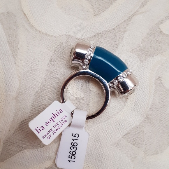 Stunning Lia Sophia enamel ring size 6 - Picture 4 of 8